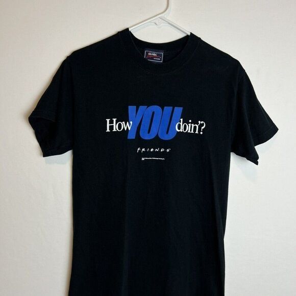 NBC Store Friends How YOU Doin'? Joey Black T-Shirt Adult Size Small - Picture 1 of 4